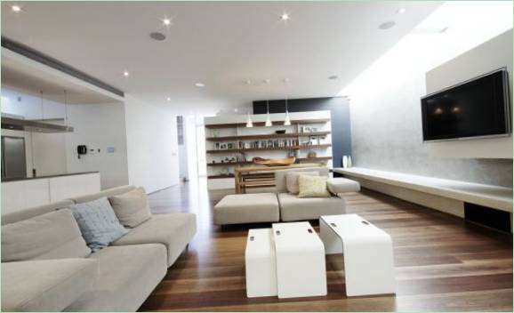 M House family villa living room interior design