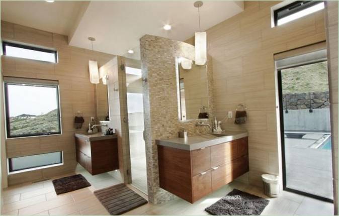 Badger Mountain House Hotel bathroom design