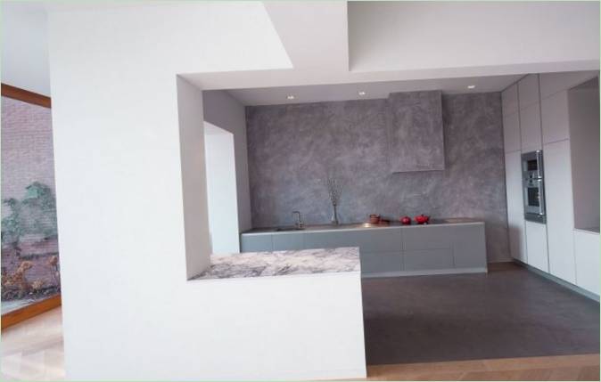 Photo of modern home interior design - kitchen area-2