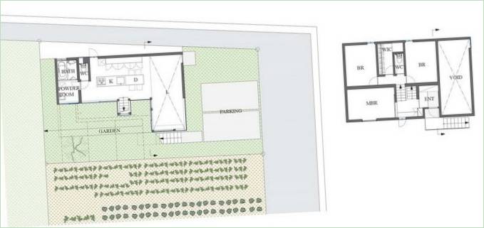 Kawate Residence floor plan