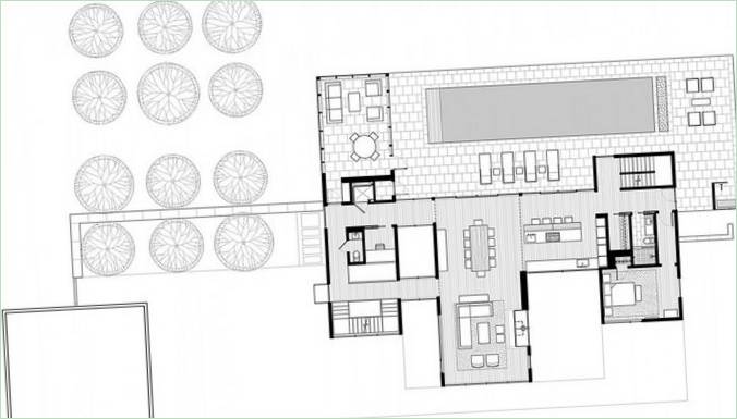 4 Springs Lane private residence floor plan