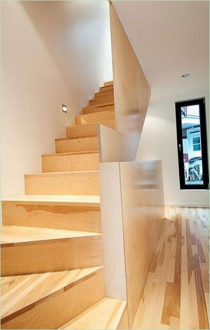 The wooden staircase in Boyer_03 by Naturehumaine (Montreal, Canada)