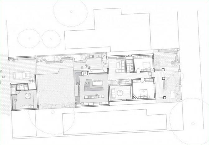 The plan of the first floor