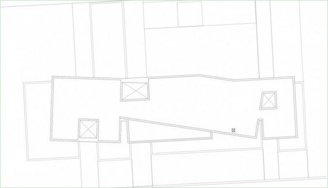 Plan of the white-washed Avilés-Ramos residence in Spain