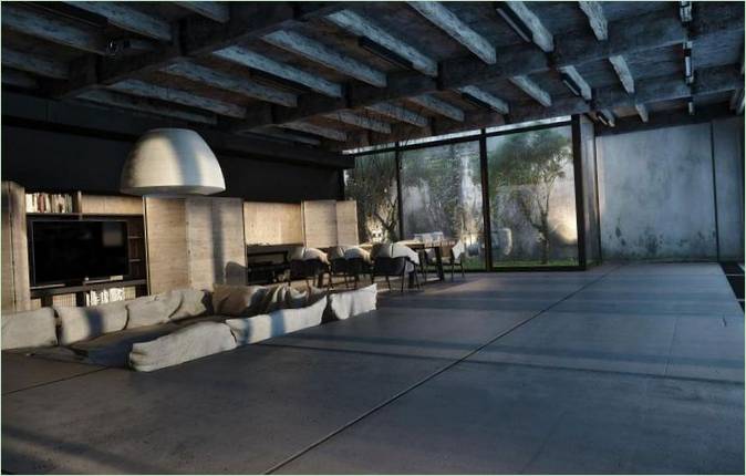 Da House by Igor Sirotov Architects serves as a garage roof