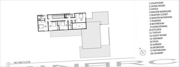 Plan for a country home in Venice