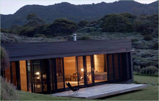 Wooden House and Storm Cottage in New Zealand