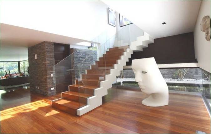 Stairs in the interior
