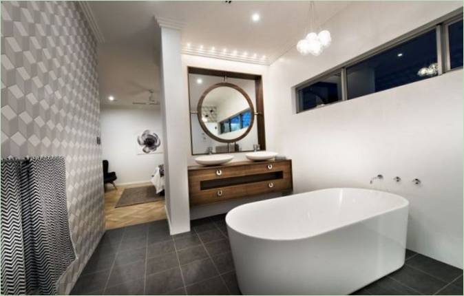 Modern bathroom interior design