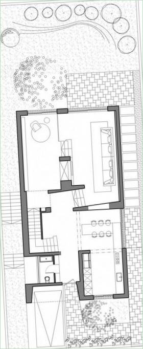 Blueprint for a private home in Israel