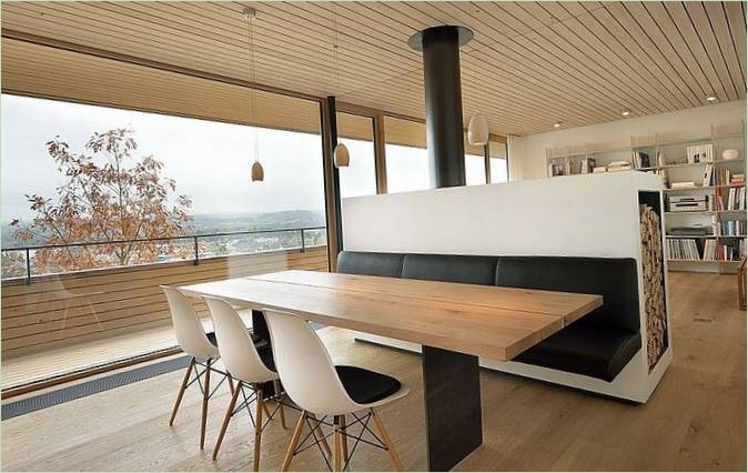 The design of the modern country house Weinfelden House