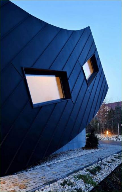 Backlighting of flexible house in Poland