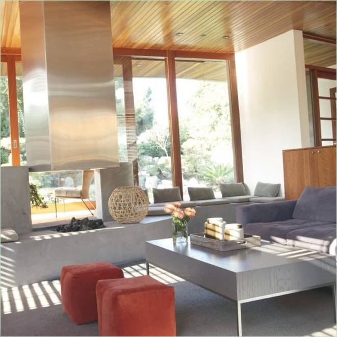 Interior design of a home in Santa Monica, California