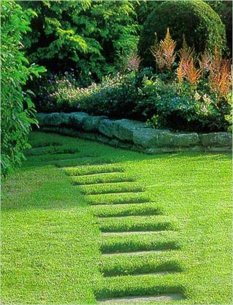 Garden path with your own hands