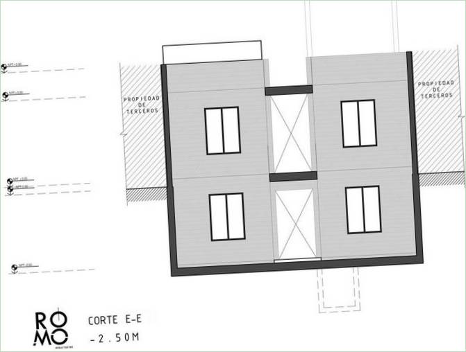 S House layout plan in Peru
