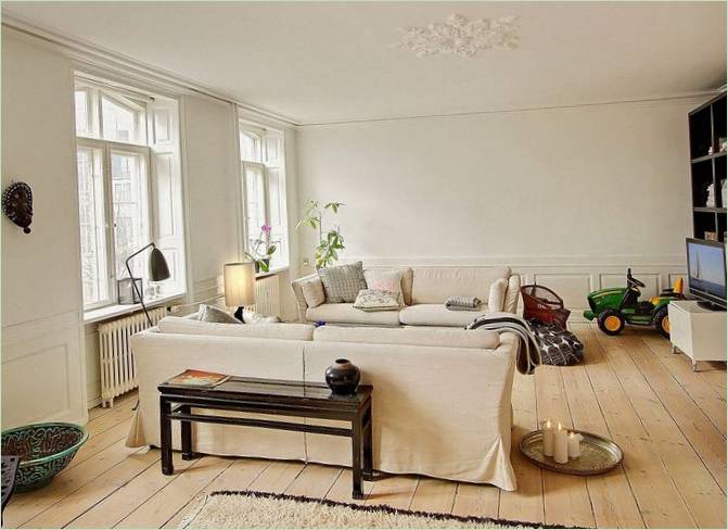 Scandinavian-style living room interior design