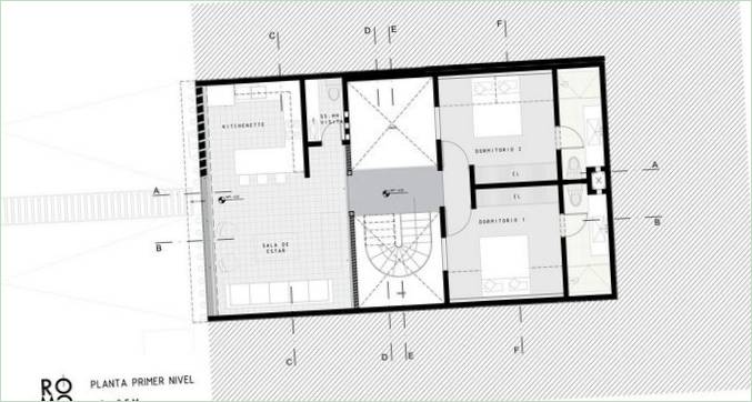 S House in Peru floor plan