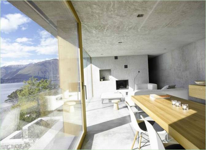 House with panoramic views of Lake Maggiore by Wespi de Meuron, Ronzo, Sant´Abbondio, Switzerland