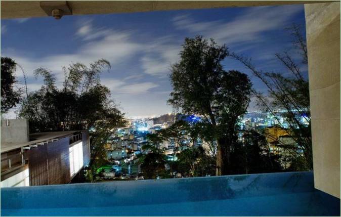 Panoramic Pool of a Private House in Rio