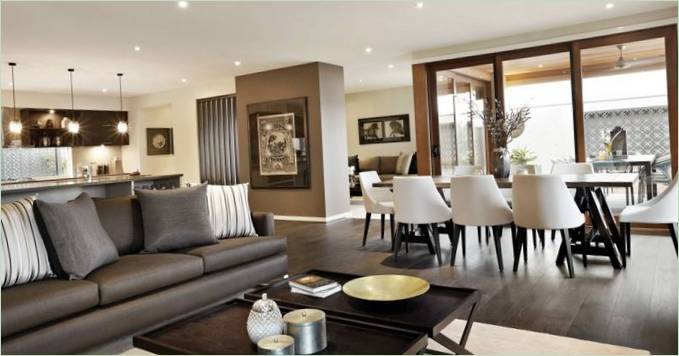 A beautiful furniture design in the Barwon MK2 residence