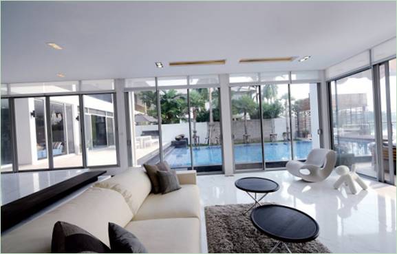 The contemporary design of Baan Citta luxury villa