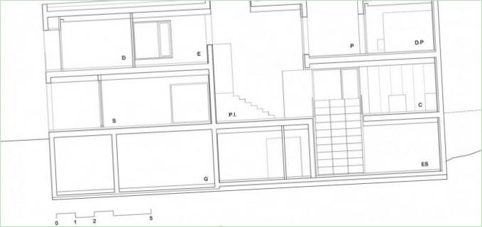 Floor plans of Casa I