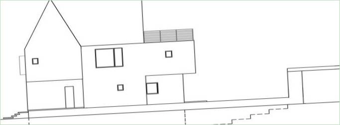 Floor plan and basement of a private home