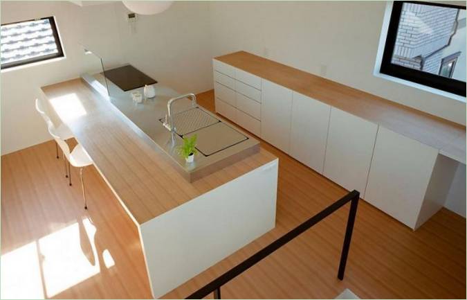 Interior design of the kitchen in calm colors