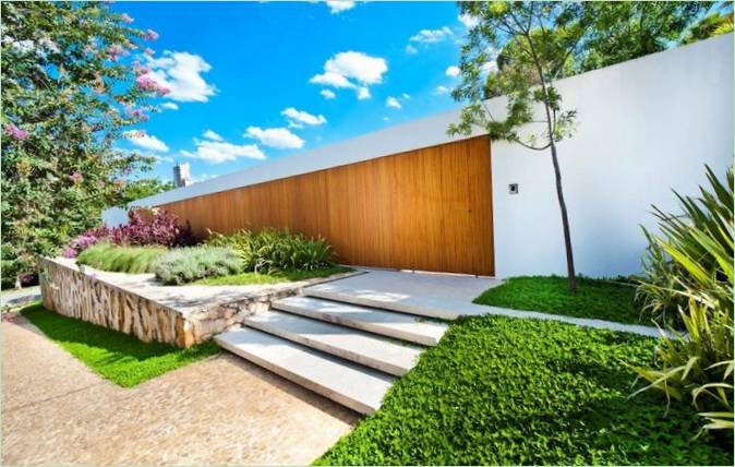 Modern home design in Brazil