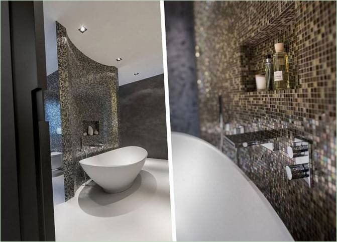 Bathroom interior in a Villa in Rotterdam