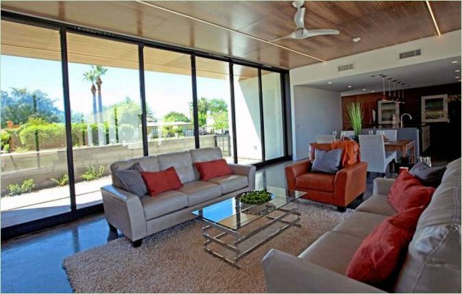 Living room interior design at LinkHouse