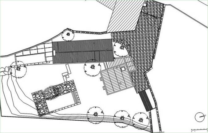 House in Sequeiros schematic diagram