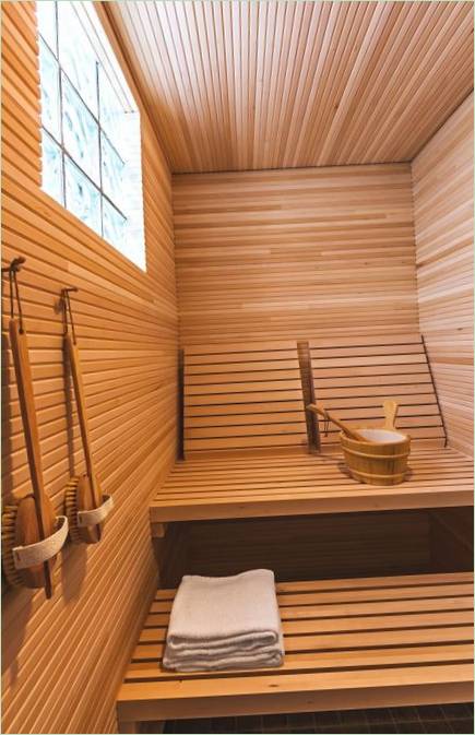 Sauna at Hall House Country House in Minnesota