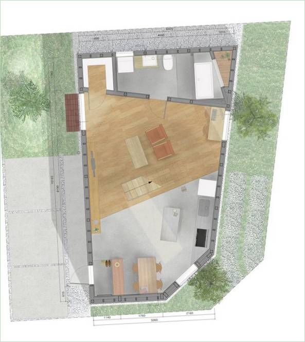 Saitama house plan layout